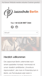 Mobile Screenshot of jazzschule-berlin.de